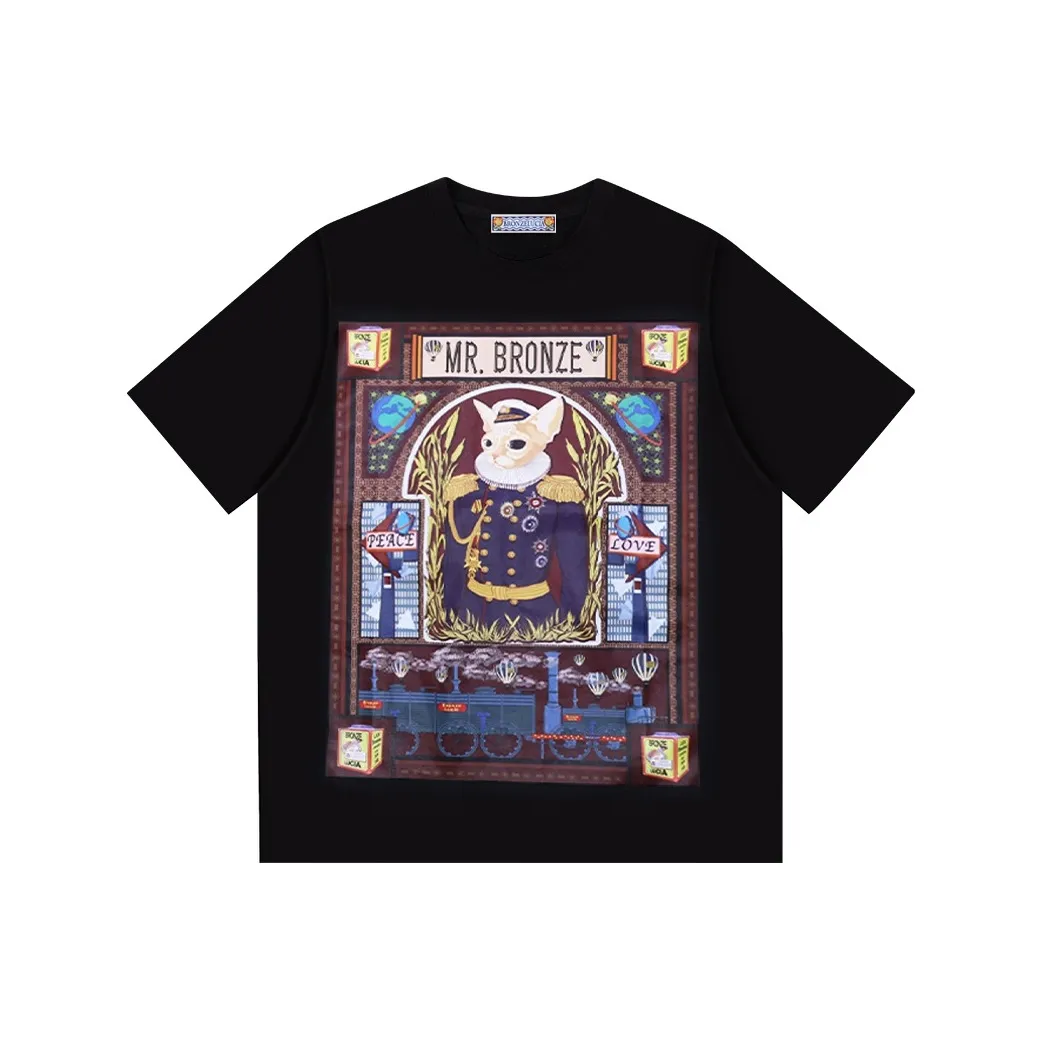 Bronze Lucia T Shirt Unisex Black