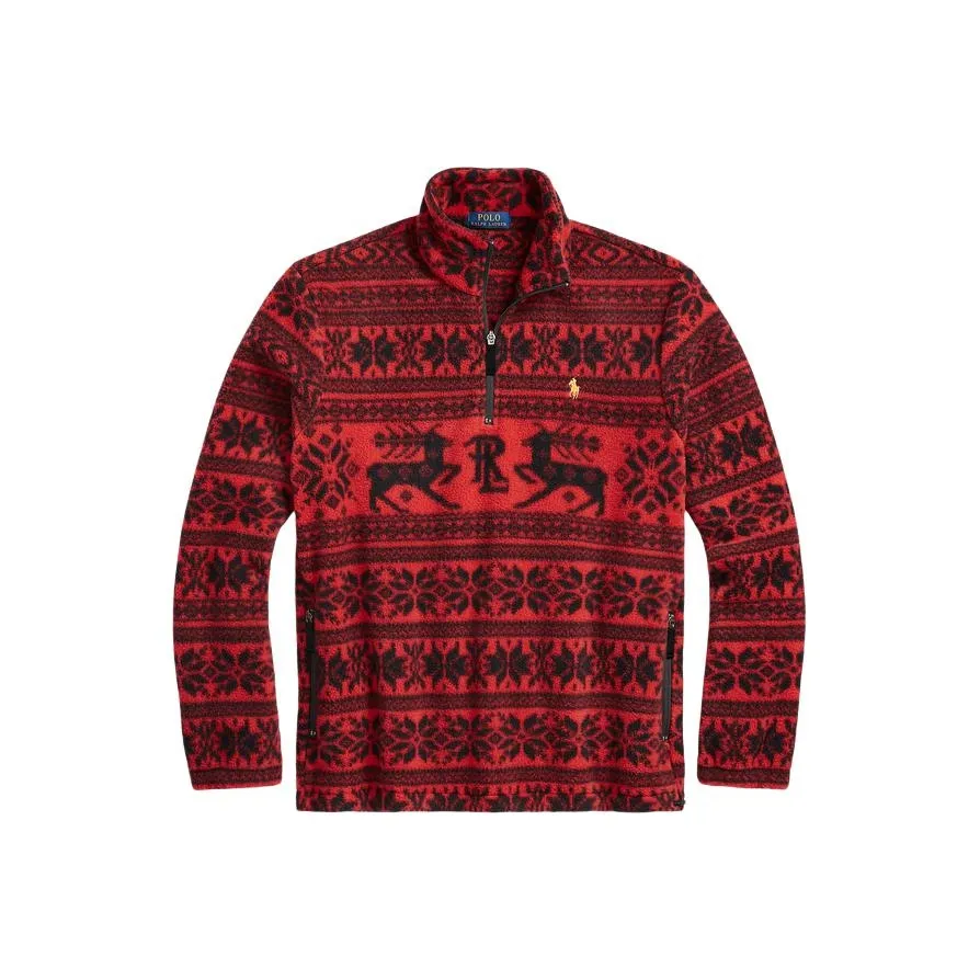 Polo Ralph Lauren FW23 Толстовка Мужской Красный