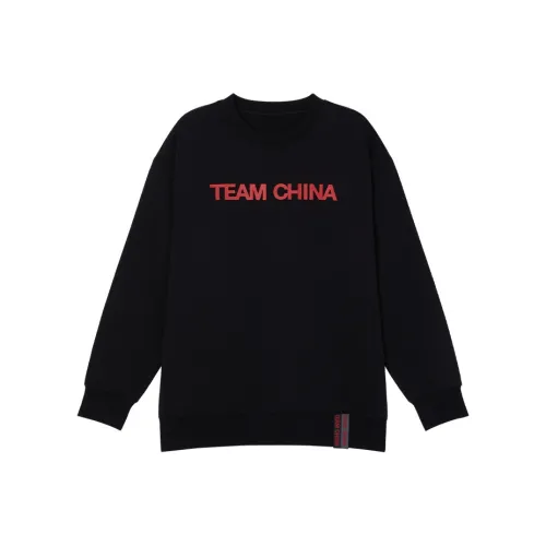 TEAM CHINA Черный Унисекс Свитшоты