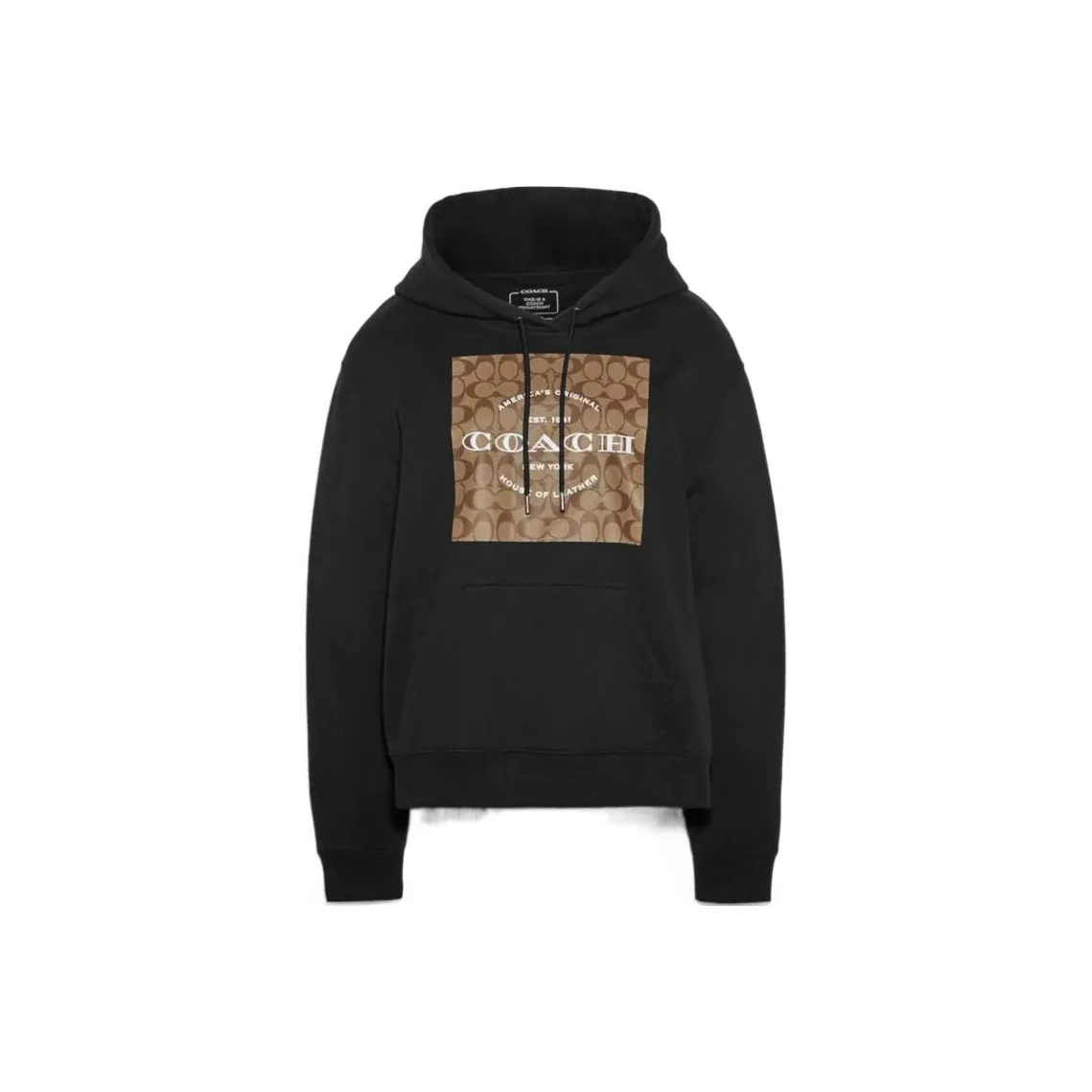 COACH FW22 Sweatshirt Unisex Black