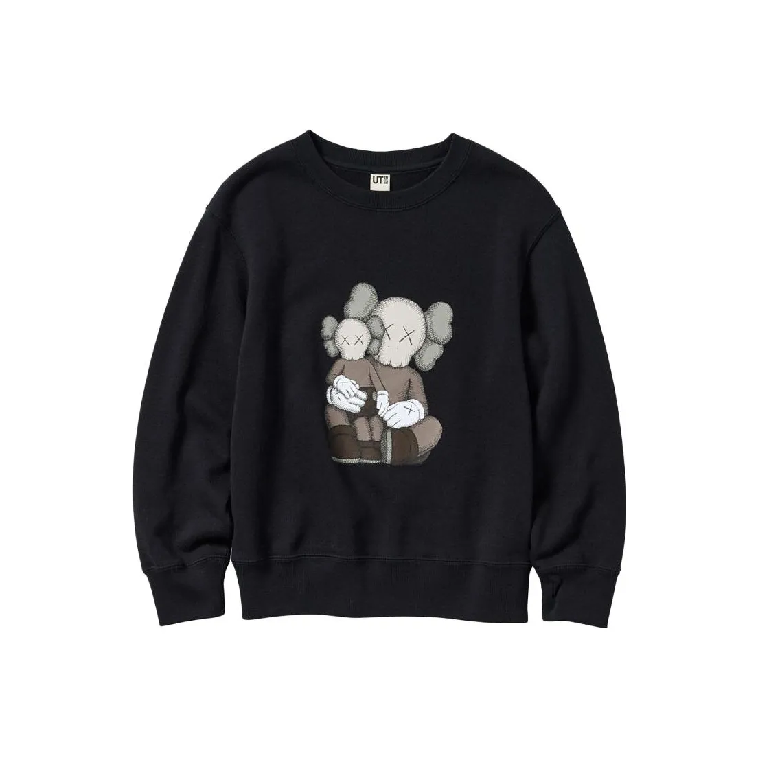 Kaws X UNIQLO KAWS Collaboration Collection Sweatshirts Unisex Black