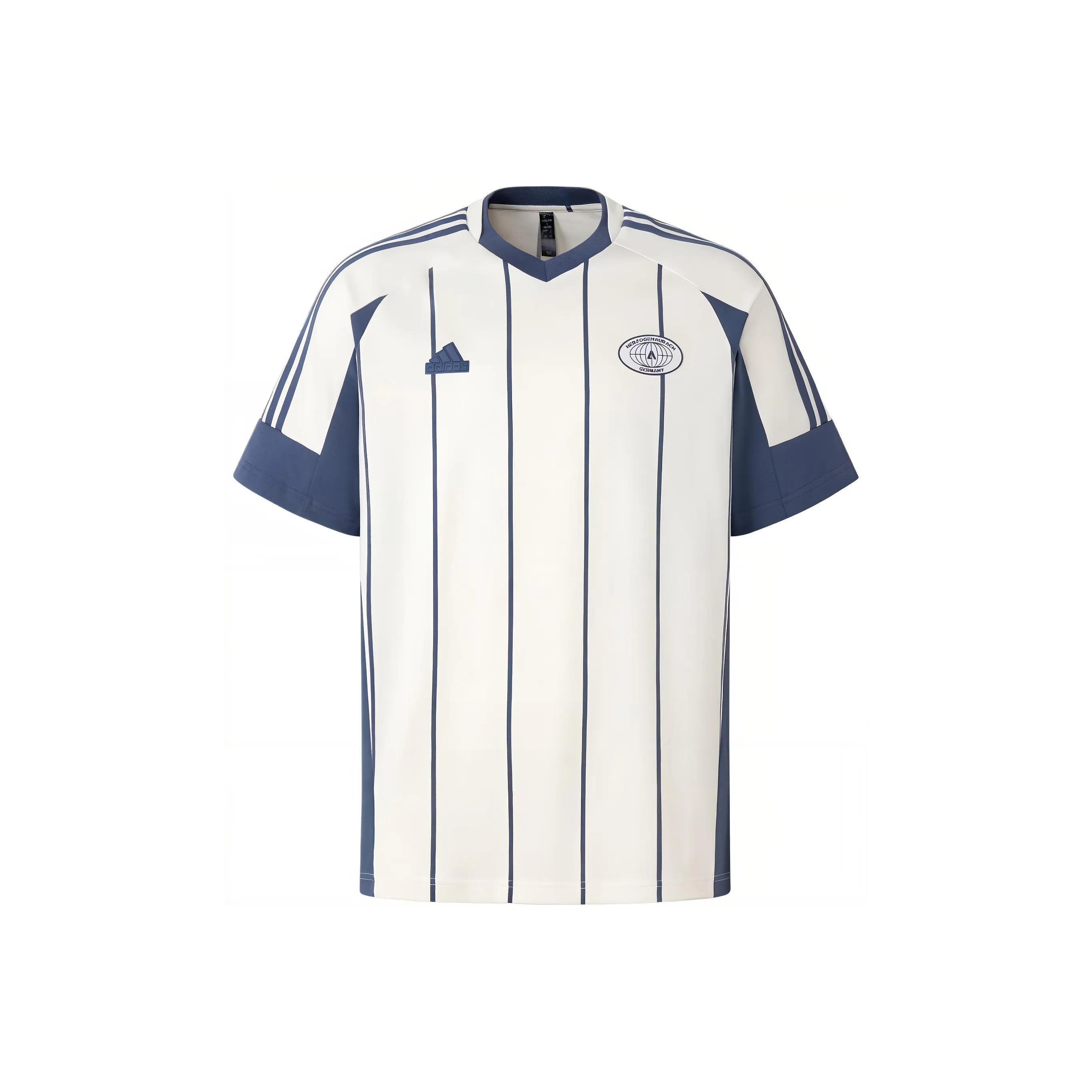 Adidas Sportlife T-Shirt Мужская Нефрит Белый Чернильный Синий