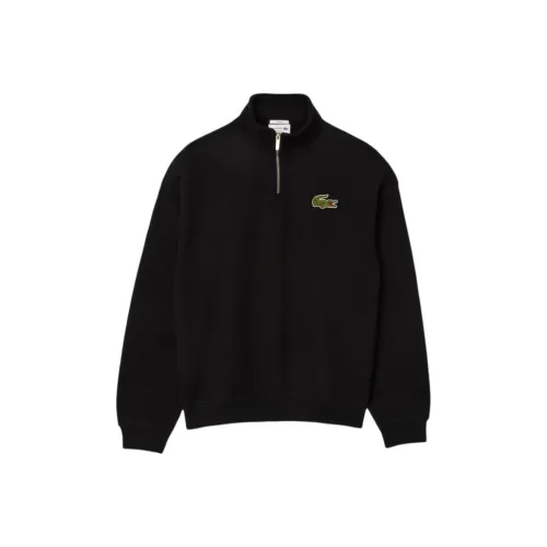 LACOSTE Черный Унисекс Свитшоты