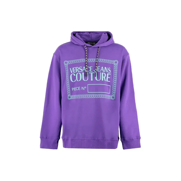 VERSACE JEANS COUTURE Sweatshirts Men's Purple