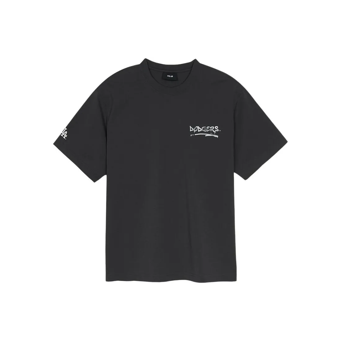 Mlb Base Logo Черная Мужская Футболка