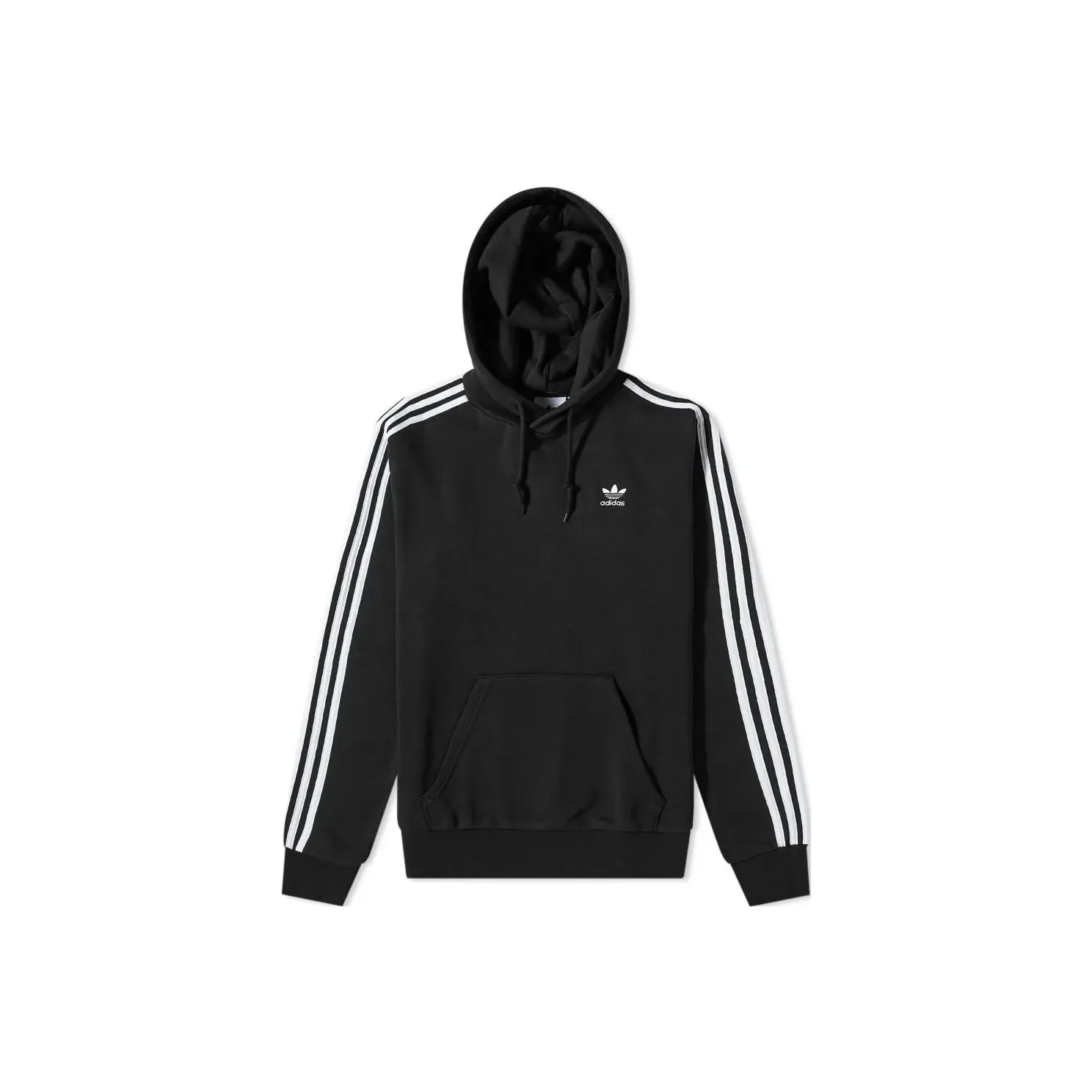 Adidas Classic 3 Stripes Pullover Hoodie