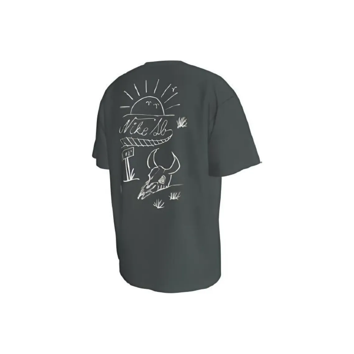 Nike SB T Shirt Unisex Vintage Green