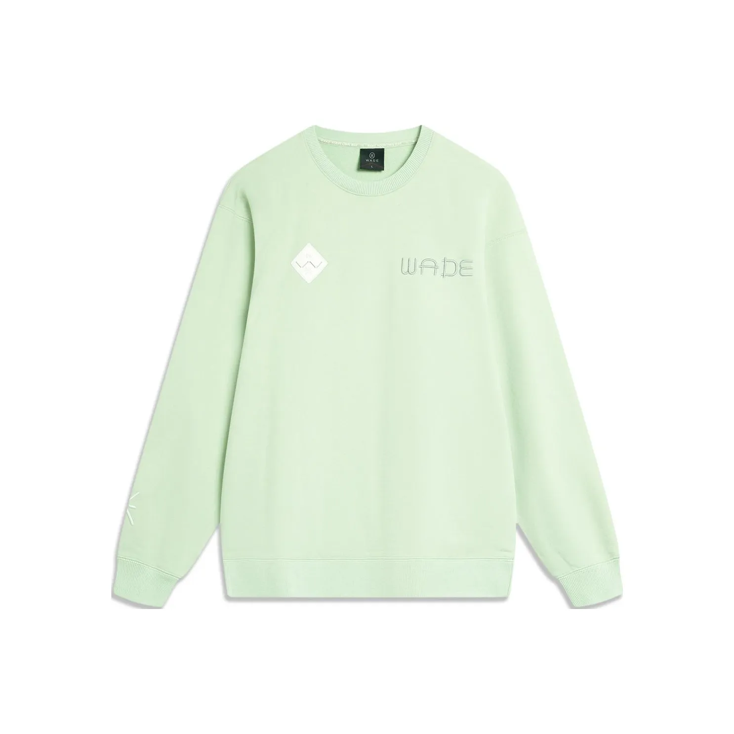 LINING Wade Collection Толстовка Унисекс Бамбук Зеленый