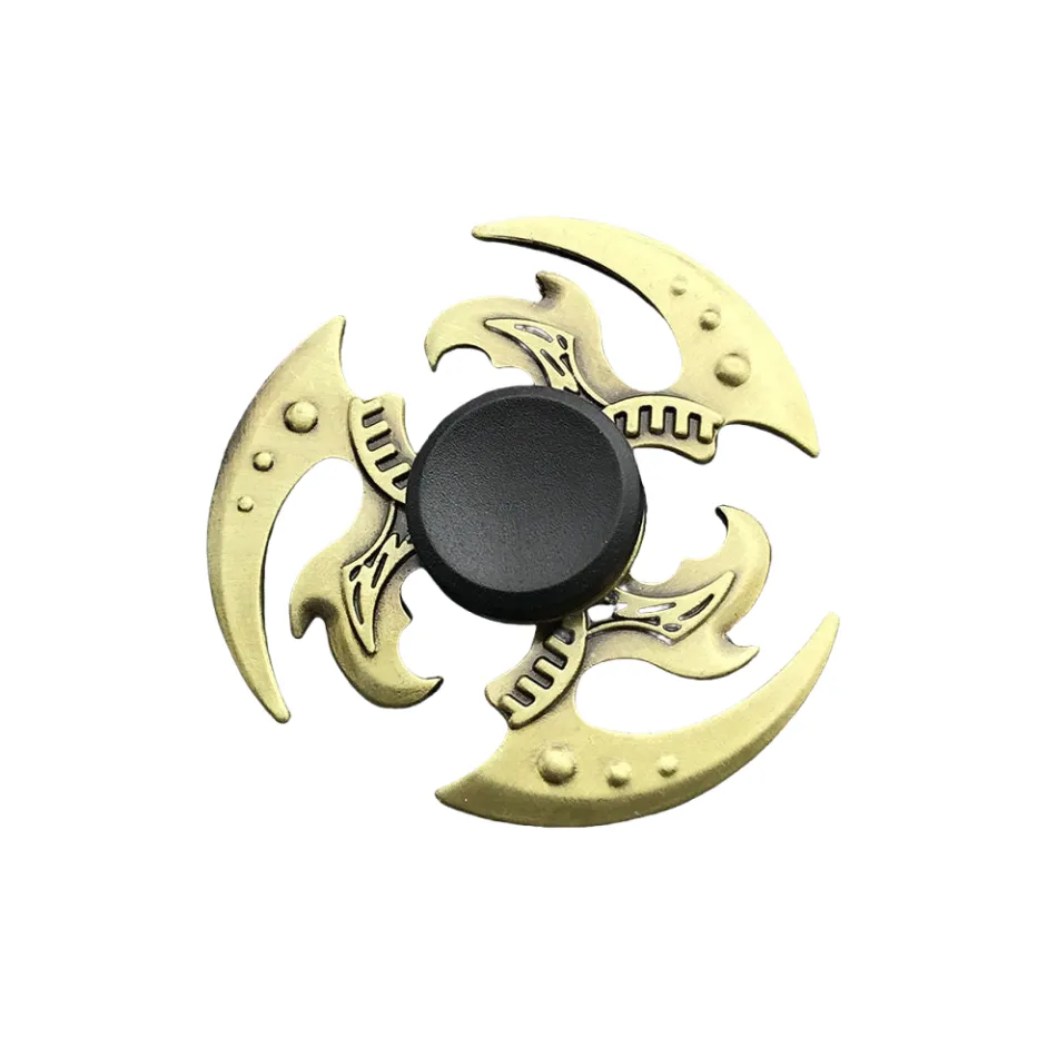 Lezhi by me Stress Relief Кончик пальца Волчок Бронза Палец Вращающийся Волчок Ручной Сплав Релаксация Игрушки