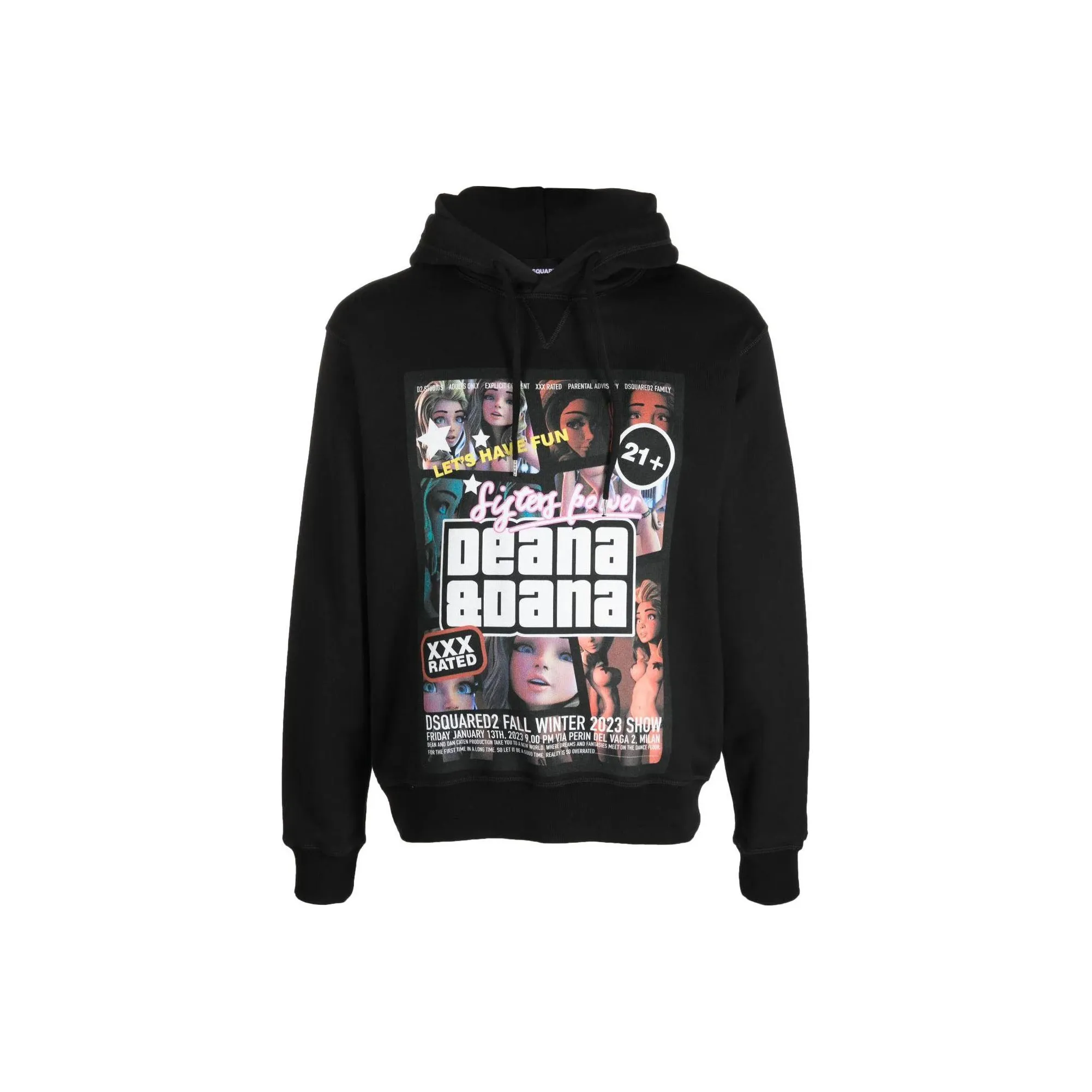 DSQUARED 2 Черные Мужские Свитшоты