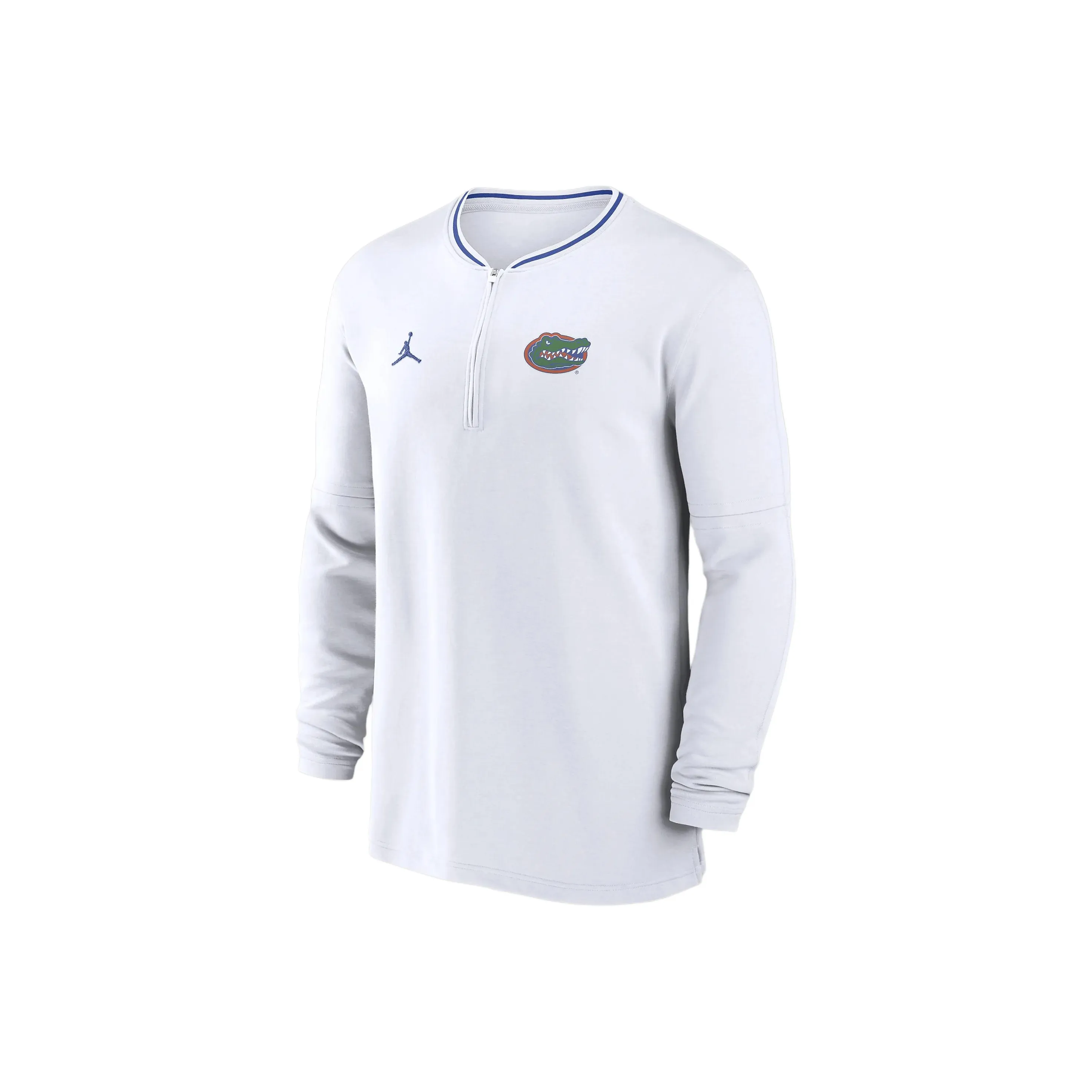 Jordan Florida Gators Sideline Coach Men's Jordan Dri FIT College 1/2 Zip Long Sleeve Top