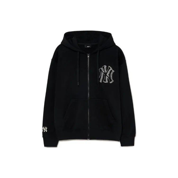 Mlb Base Logo New York Yankees Черные Мужские Толстовки
