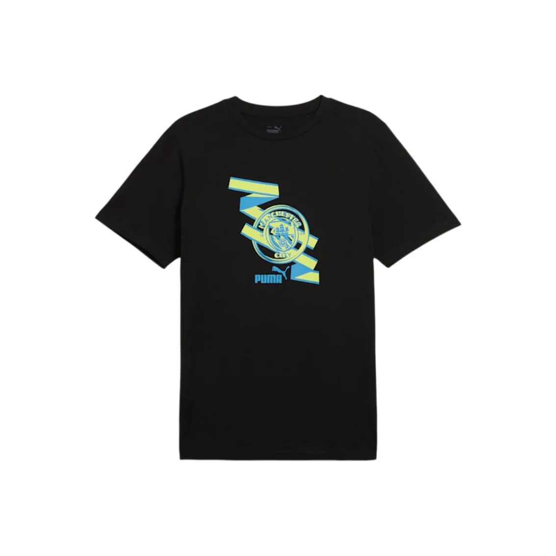 PUMA Manchester City Soccer Club Collection FTBL SS24 T Shirt Men's Black