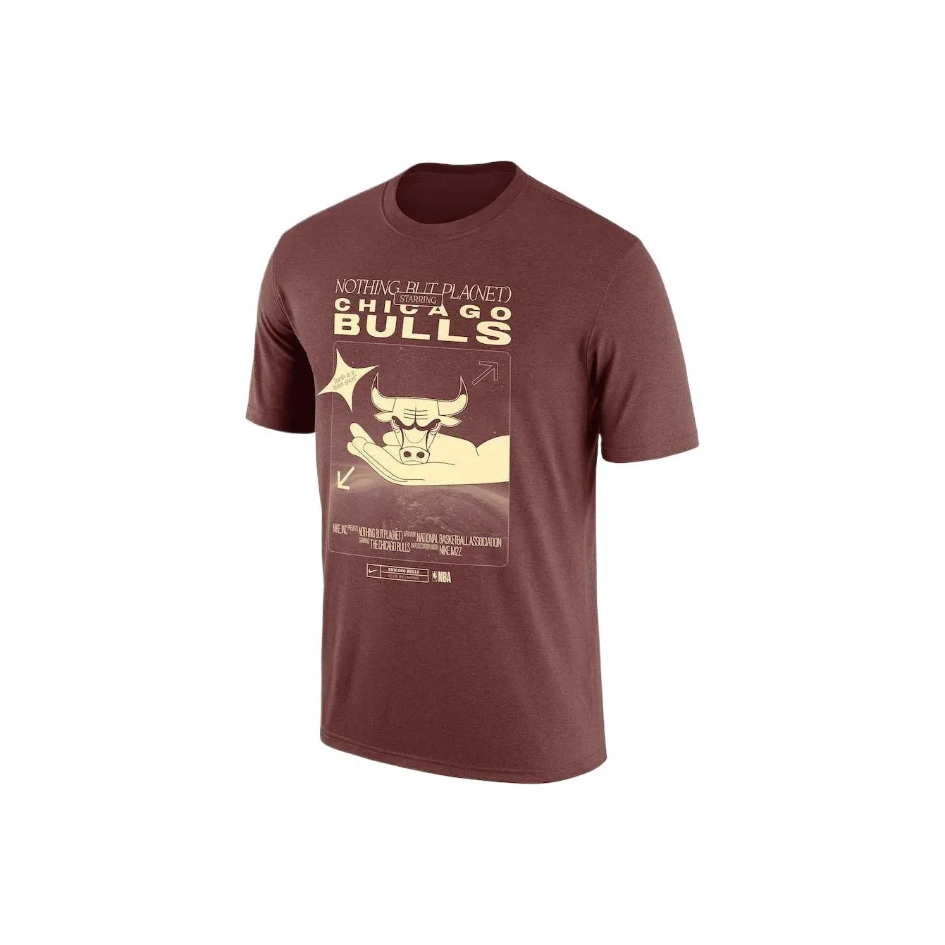 NBA Chicago Bulls Move To ZERO Команда T Рубашка Мужская Цвет Русый