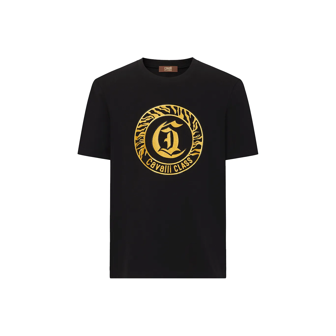 Cavalli Class T Рубашка Мужская Черная