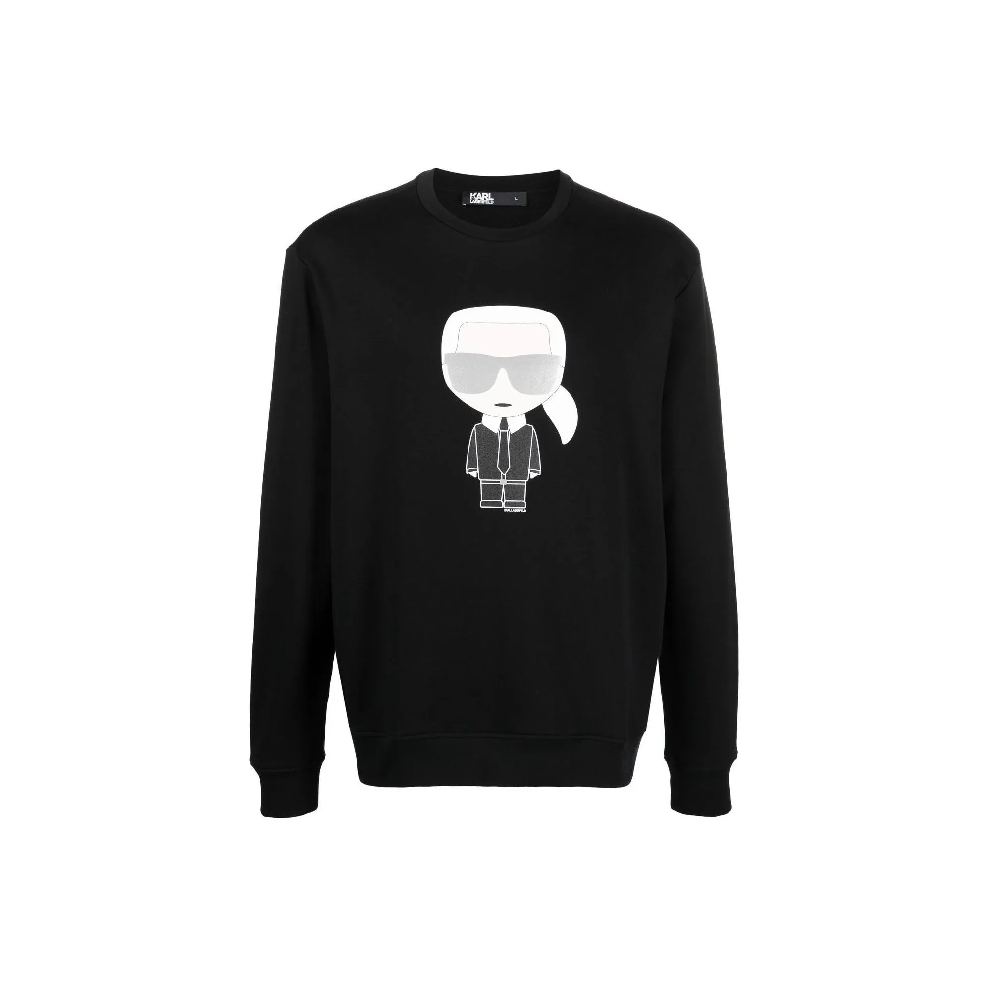 Karl Lagerfeld Ikonik Karl Printed Crewneck Sweatshirt
