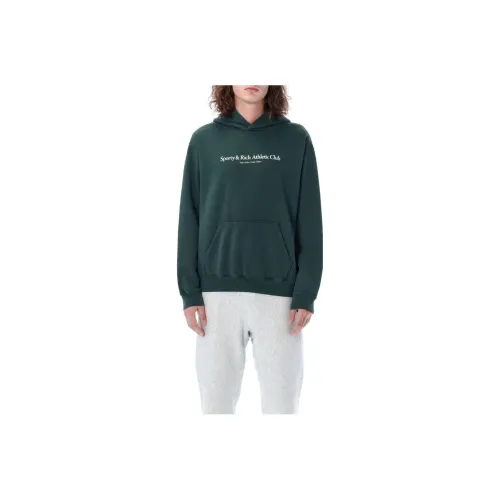 SPORTY & RICH Зеленый Унисекс Свитшоты
