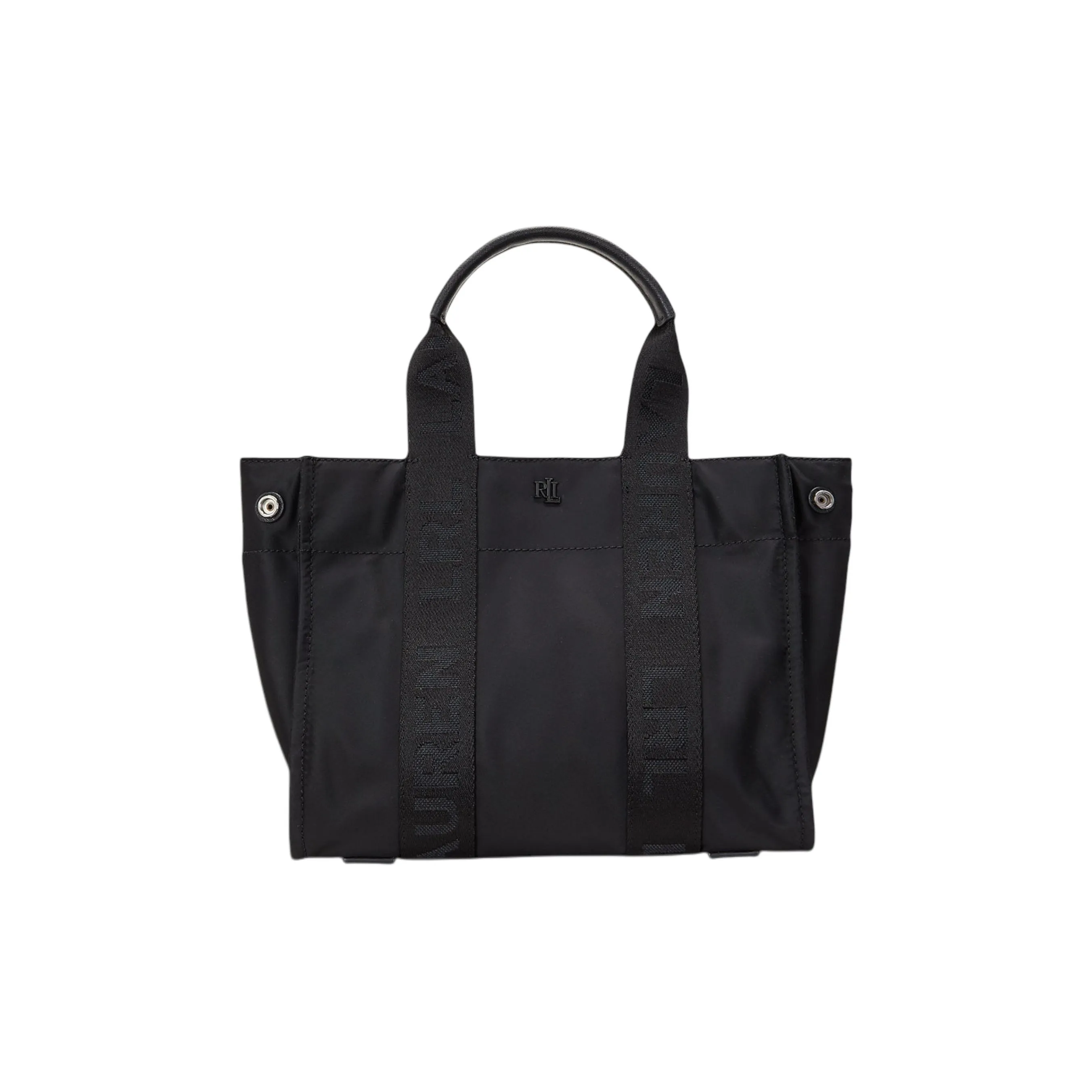 LAUREN RALPH LAUREN Nylon Tote Bag, Shopping Bag, Shoulder Bag, Handbag Trumpets Women's Black