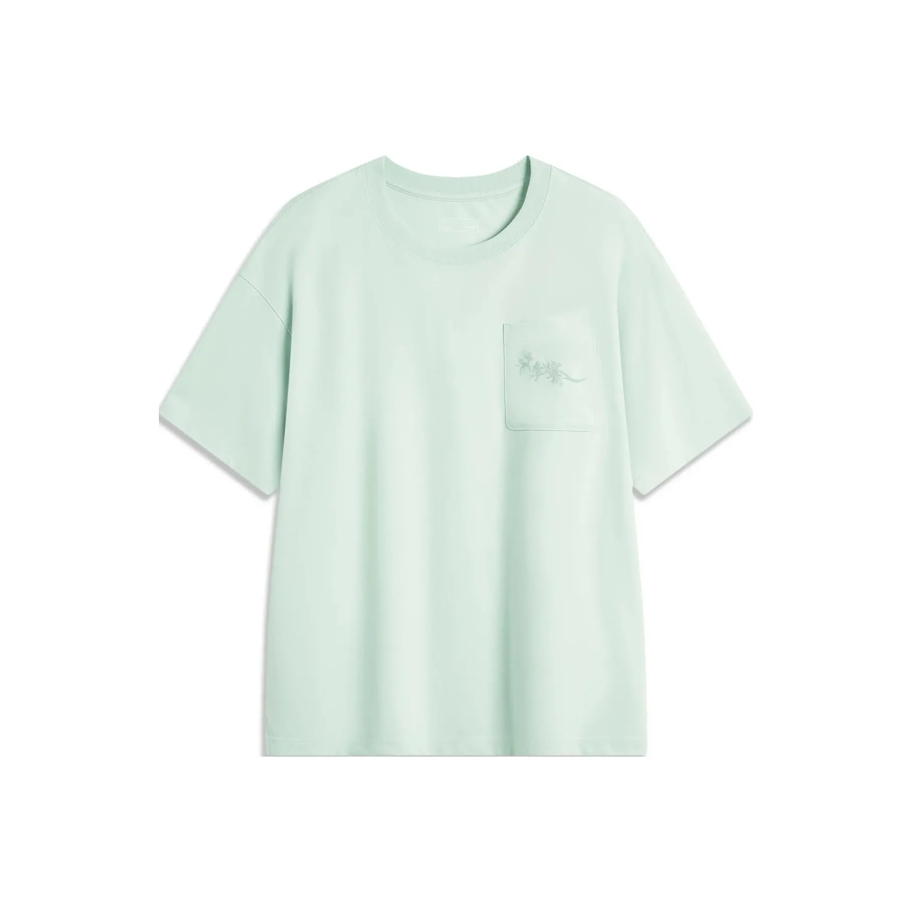 LINING Sports Trend Series T-Shirt Унисекс Light Moss Blue