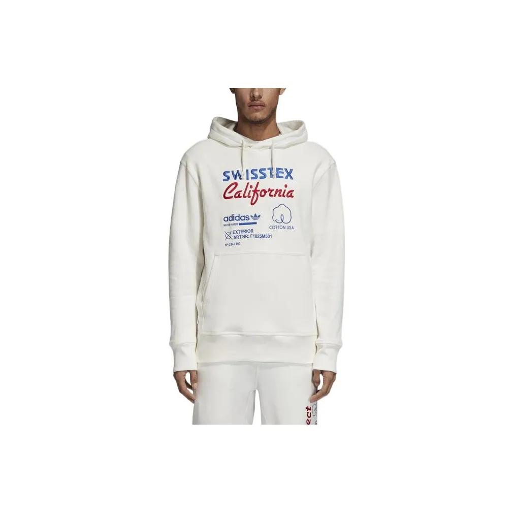 Adidas Originals Kaval Embroidered Hoodie Толстовка Мужской Белый