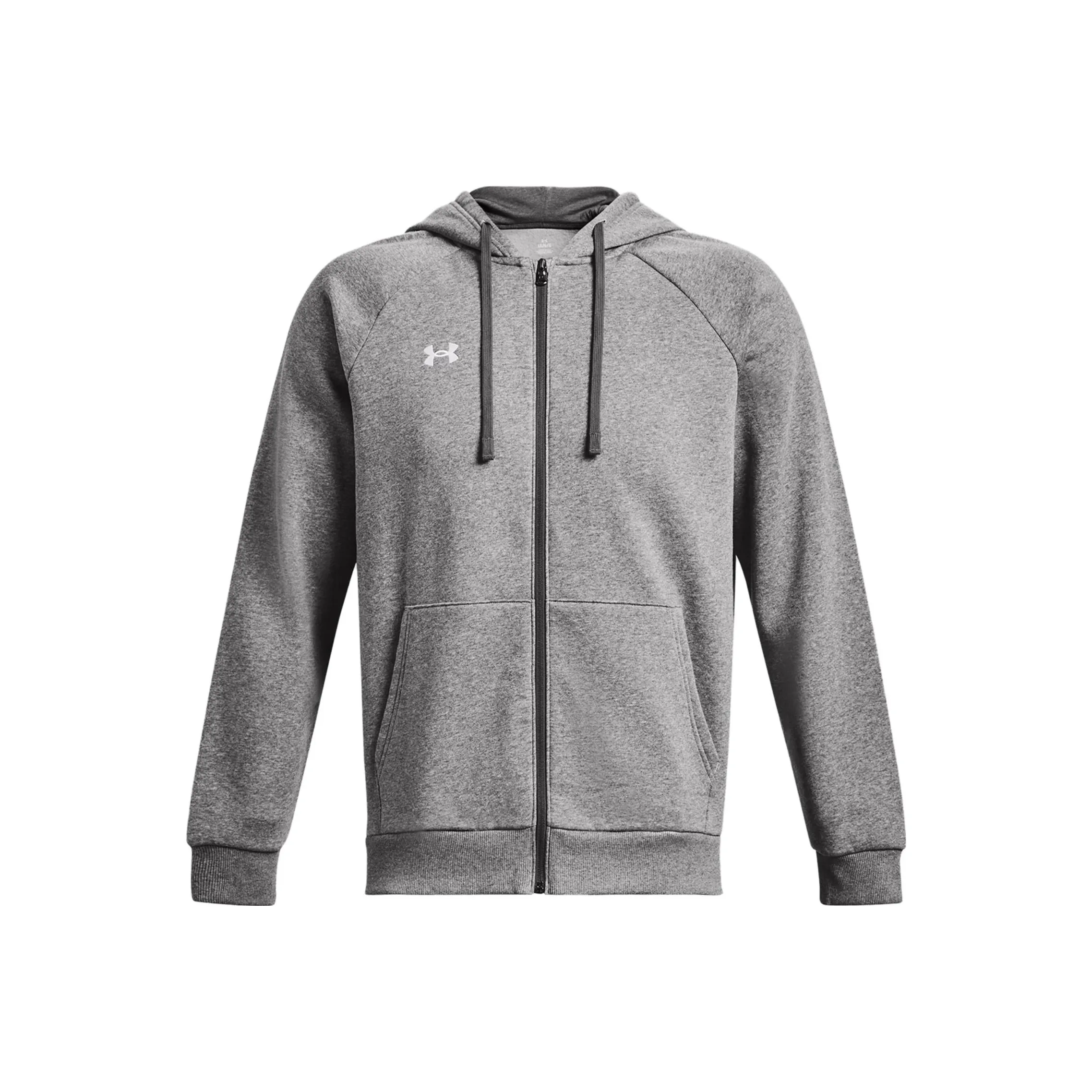 Under Armour Rival Fleece Full-Zip Hoodie Sweatshirt Men's Gray