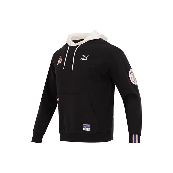 PUMA TEAM BADGE Sweatshirt Unisex Black