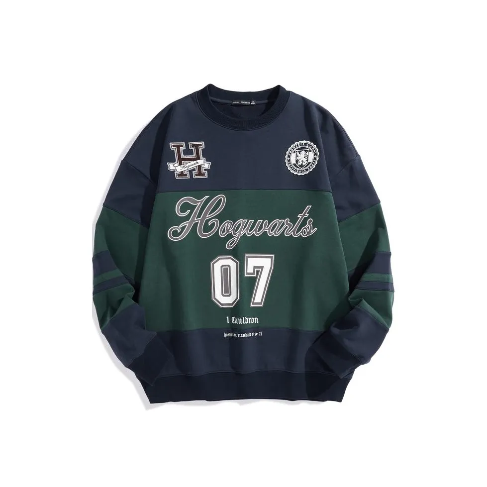 PEACEBIRD MEN x HALIBOTE LIANMINGKUAN Sweatshirt Men's Blue