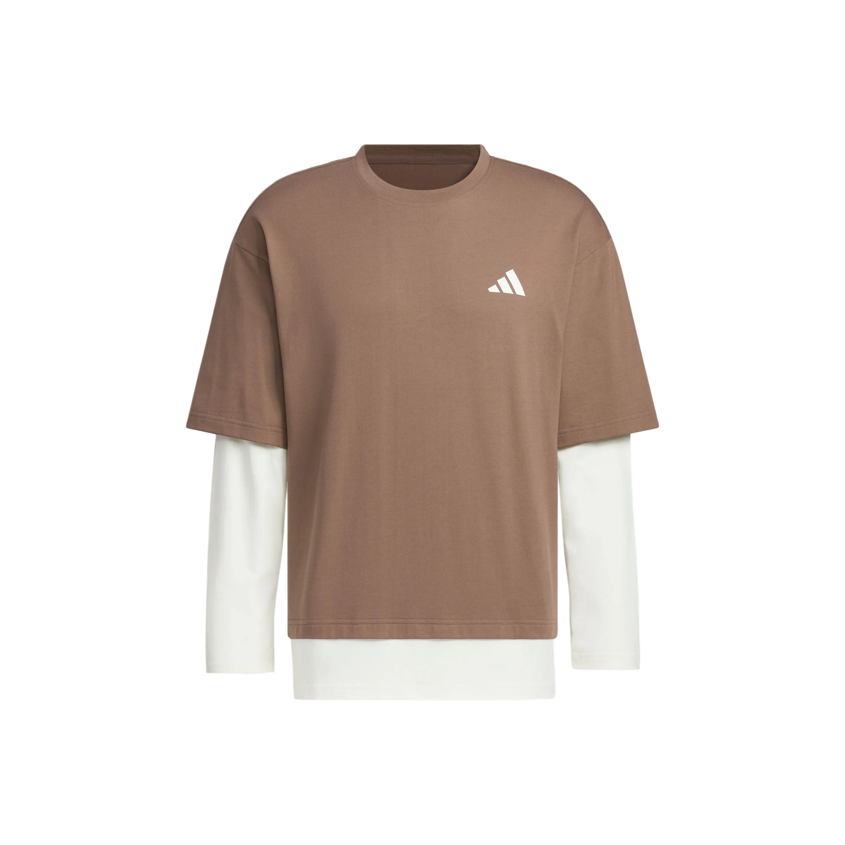 Adidas FW24 Топ T Рубашка Мужская Коричневая