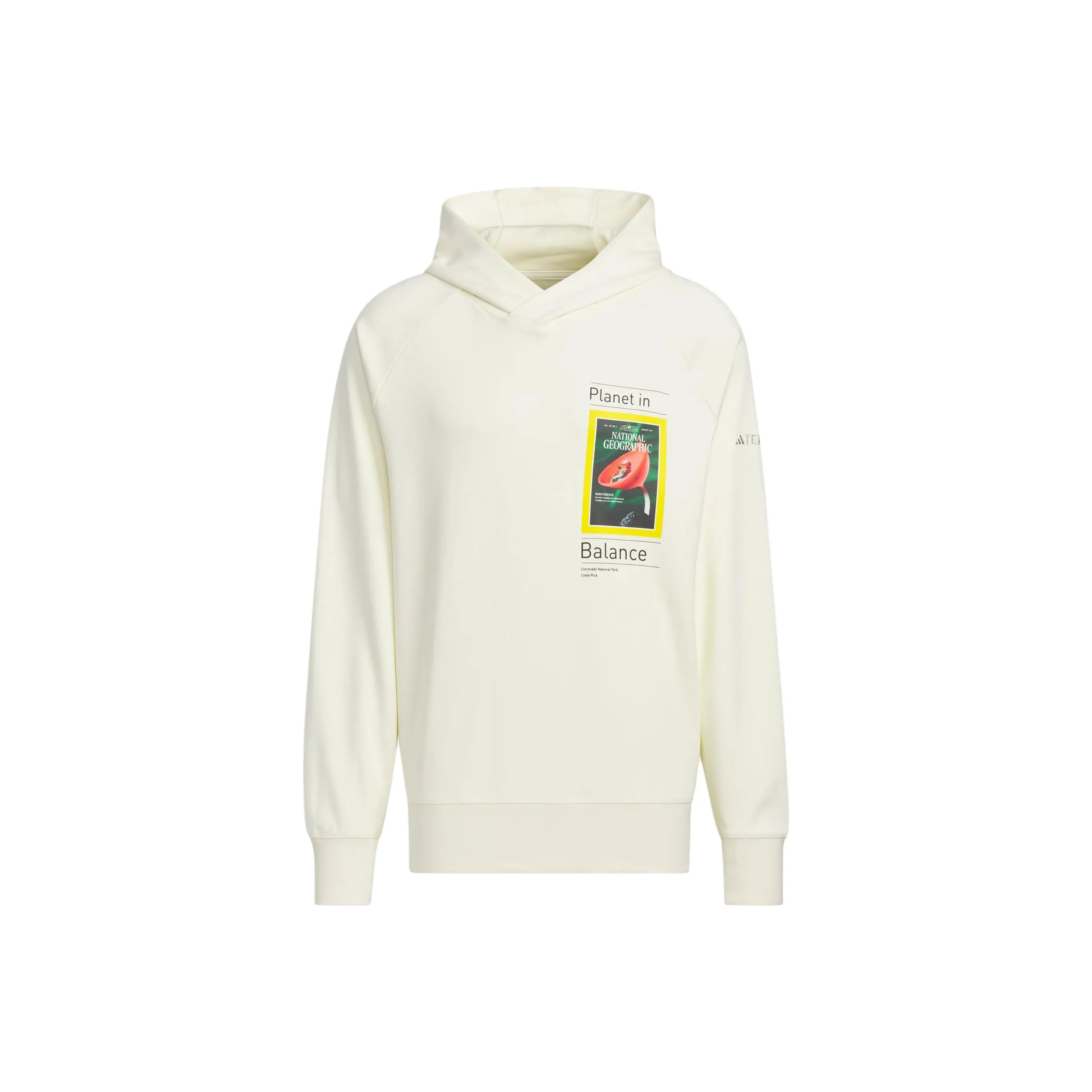 Adidas x NATIONAL GEOGRAPHIC Dwr Hoodie Sweatshirt Men's Ivory White
