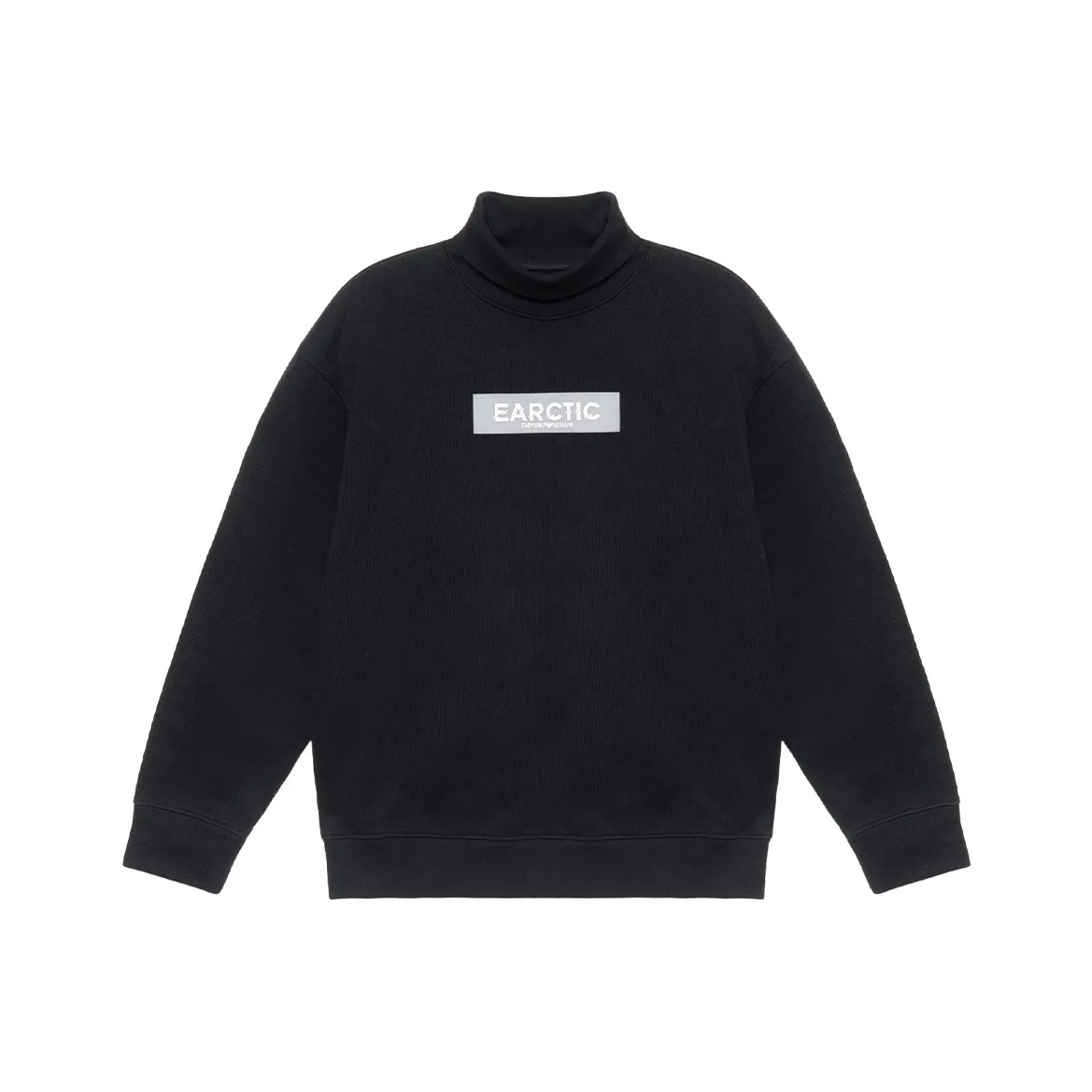 EMPORIO ARMANI Sustainable Collection FW22 Sweatshirt Men's Black