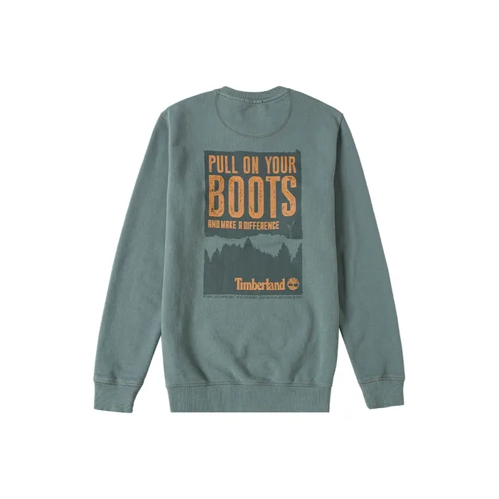 Timberland Зеленый Мужской Свитшот