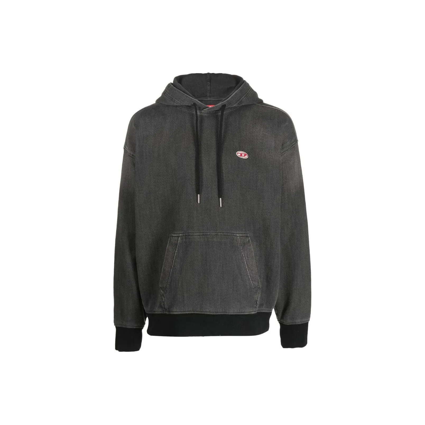 DIESEL Rib Track Denim Hoodie