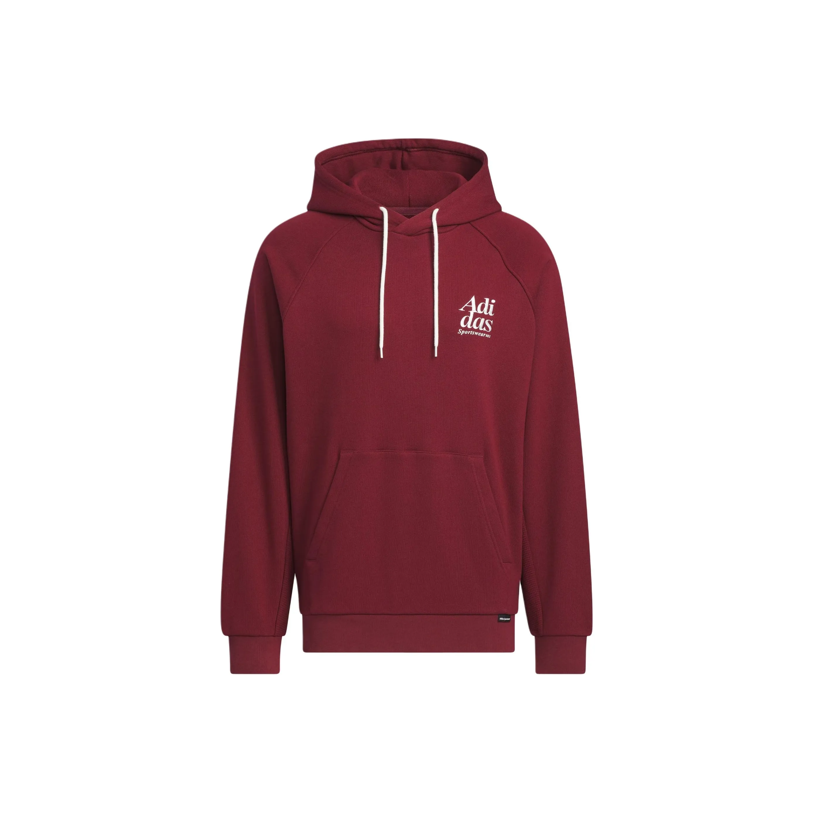 Adidas Small Logo Waffle Hoodie Calvin sweatshirt Men's Dark Red