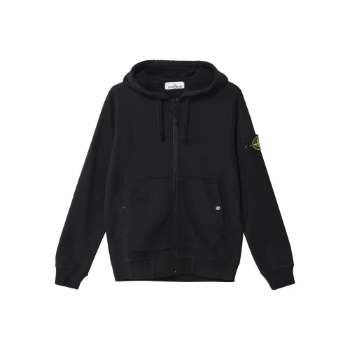 STONE ISLAND Черная Унисекс Толстовка