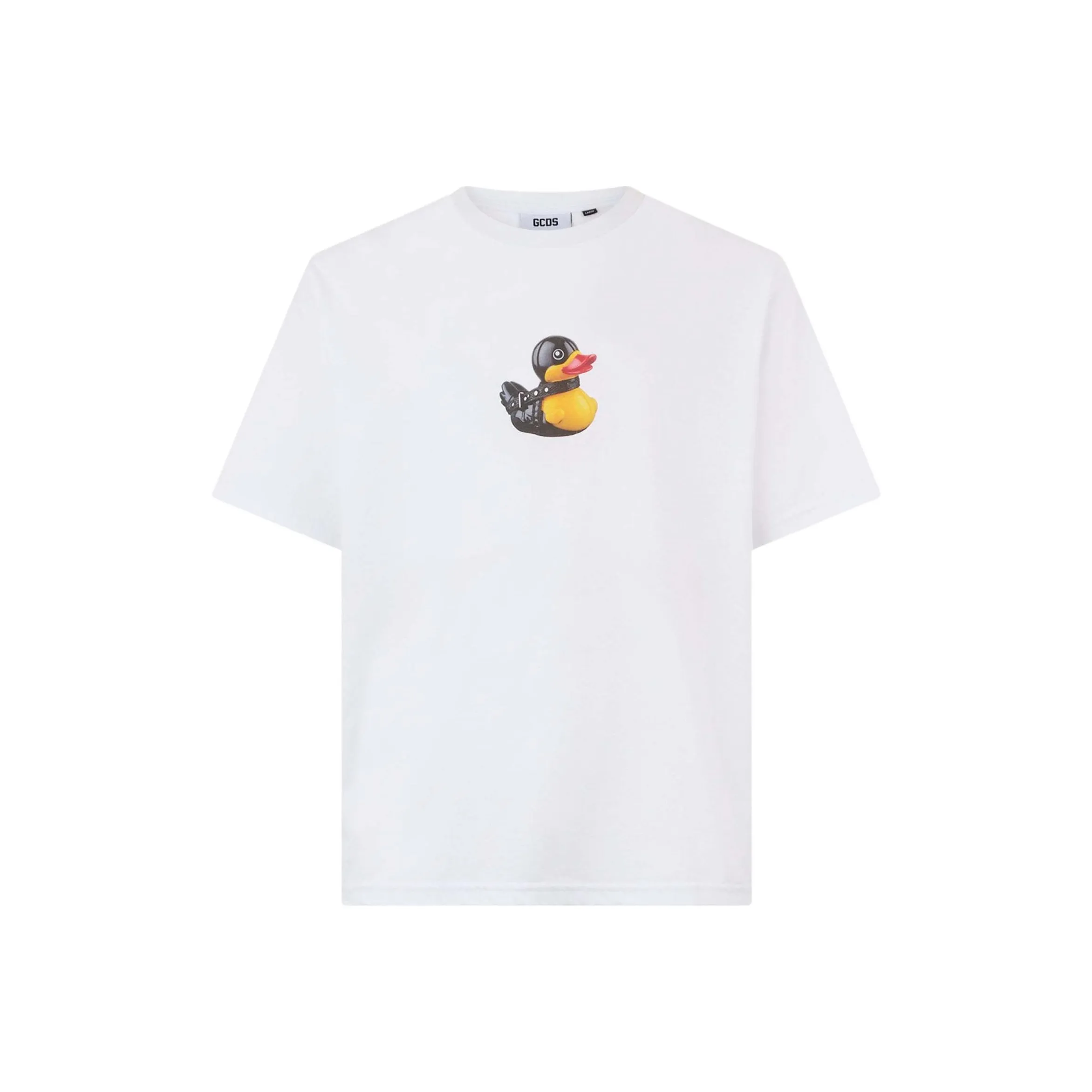 GCDS Белая Мужская T-Рубашка