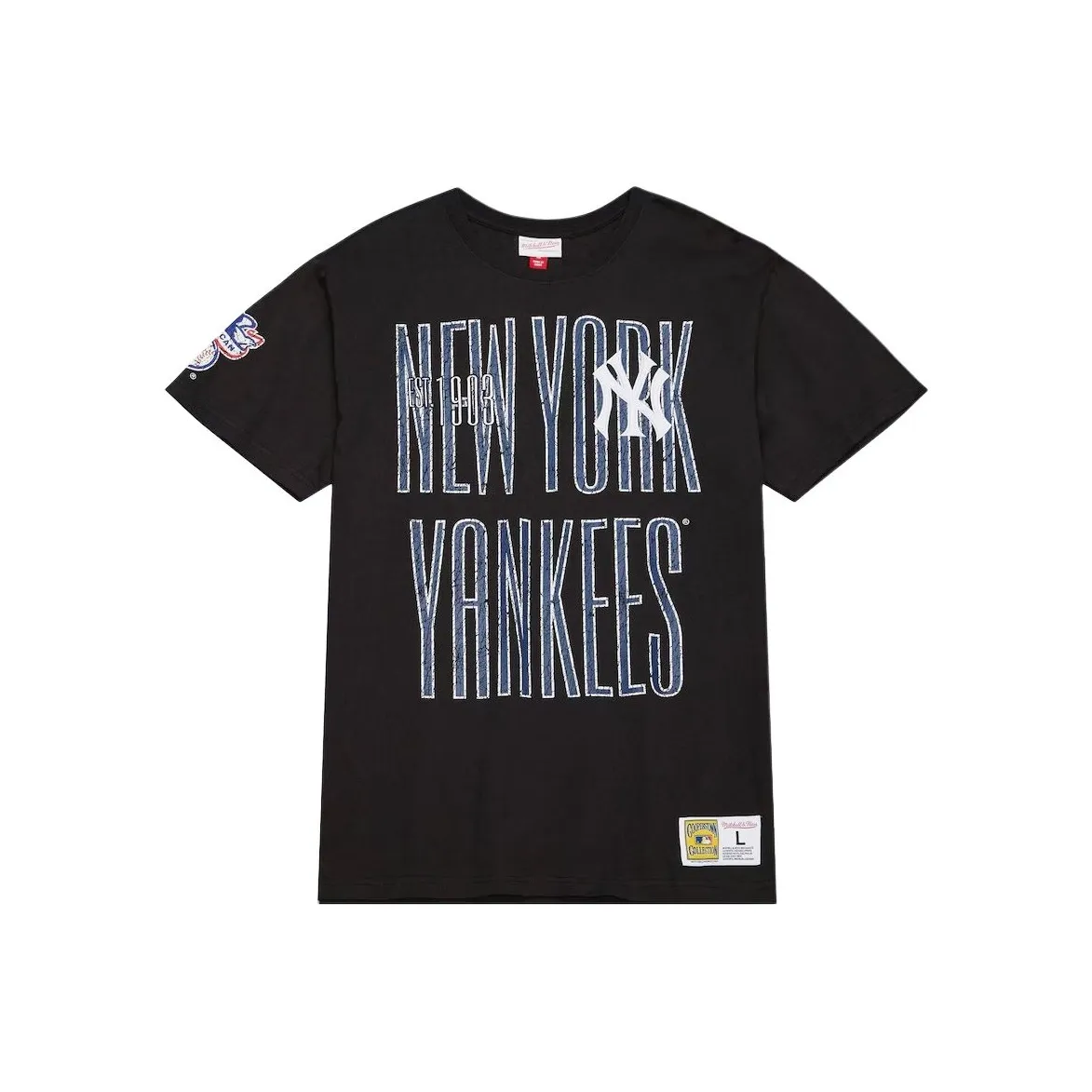 Mitchell & Ness x MLB New York Yankees OG Premium T Shirt Men's Black