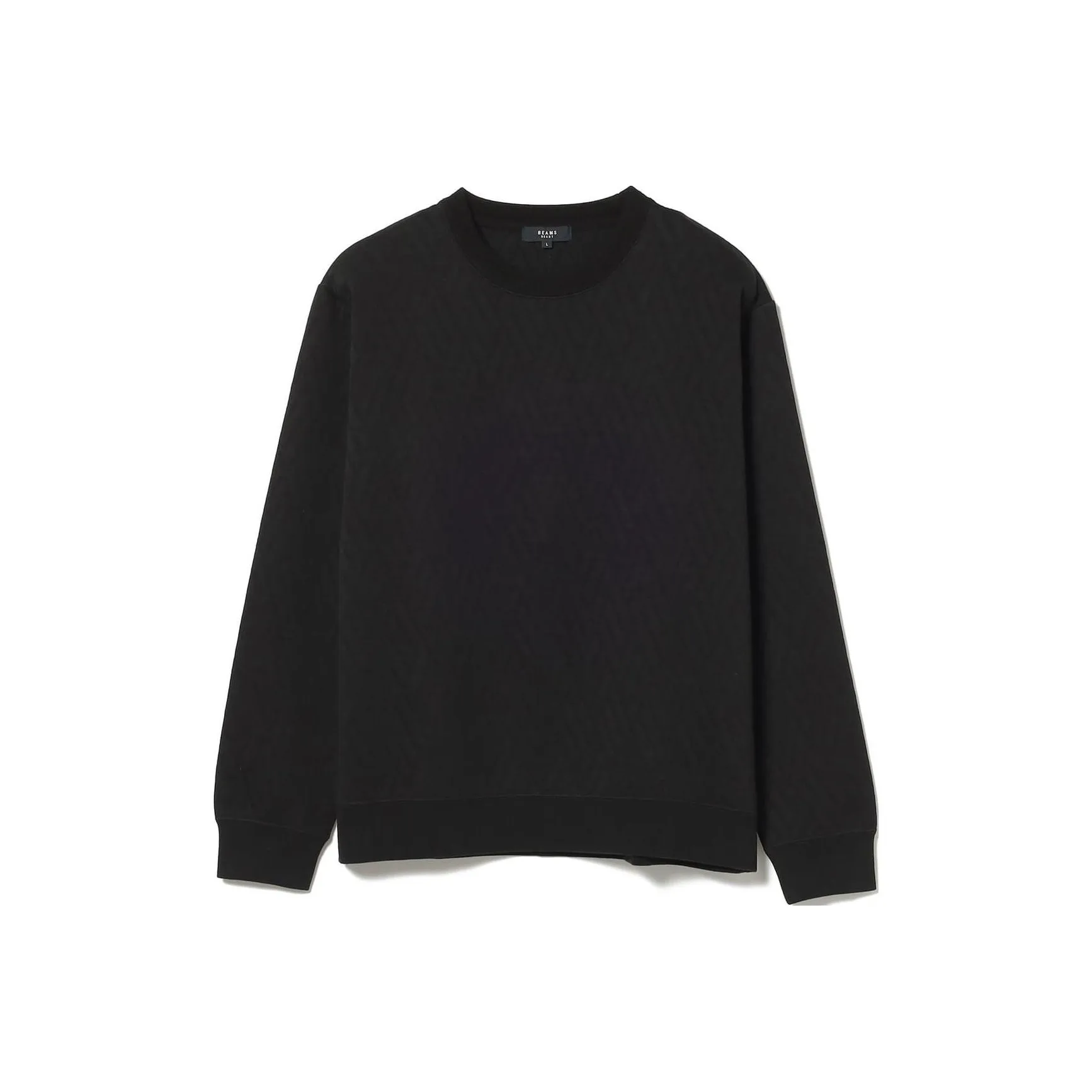 BEAMS Сердце Свитшот Мужской Черный
