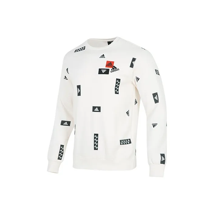 Adidas Белый Мужской Свитшот