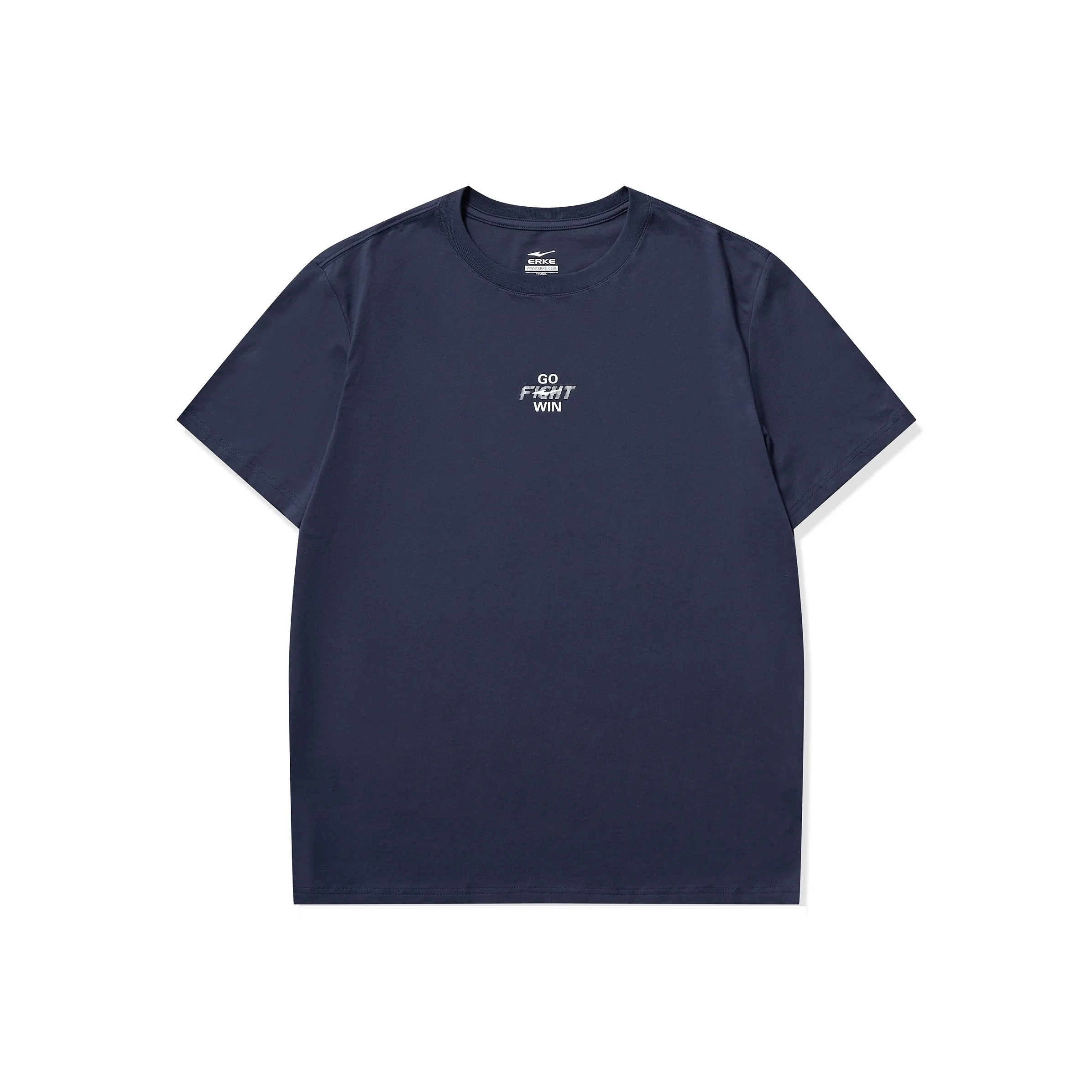 Erke Comprehensive Training Collection Sports Lifestyle Collection T Shirt Men's Reef Blue