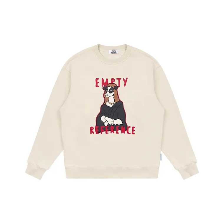 EMPTY REFERENCE Свитшот Унисекс Экрю