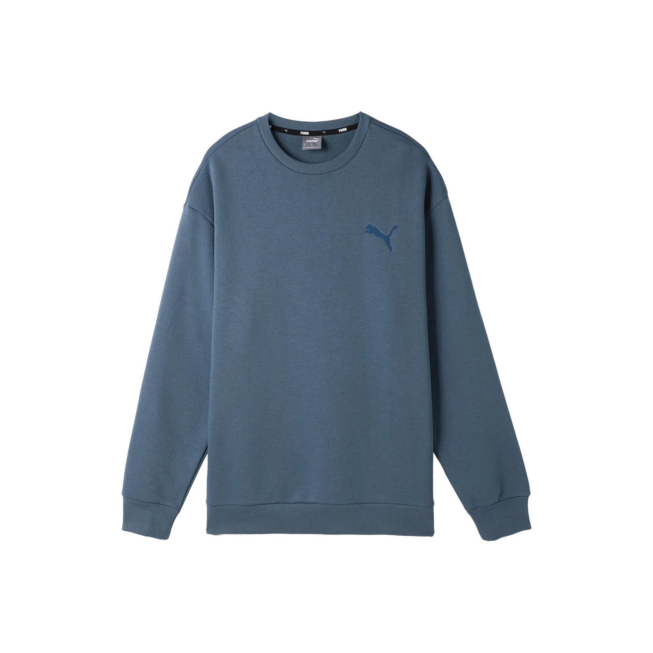 PUMA ELEVATED CREWNECK FL Толстовка Мужская Midnight Blue