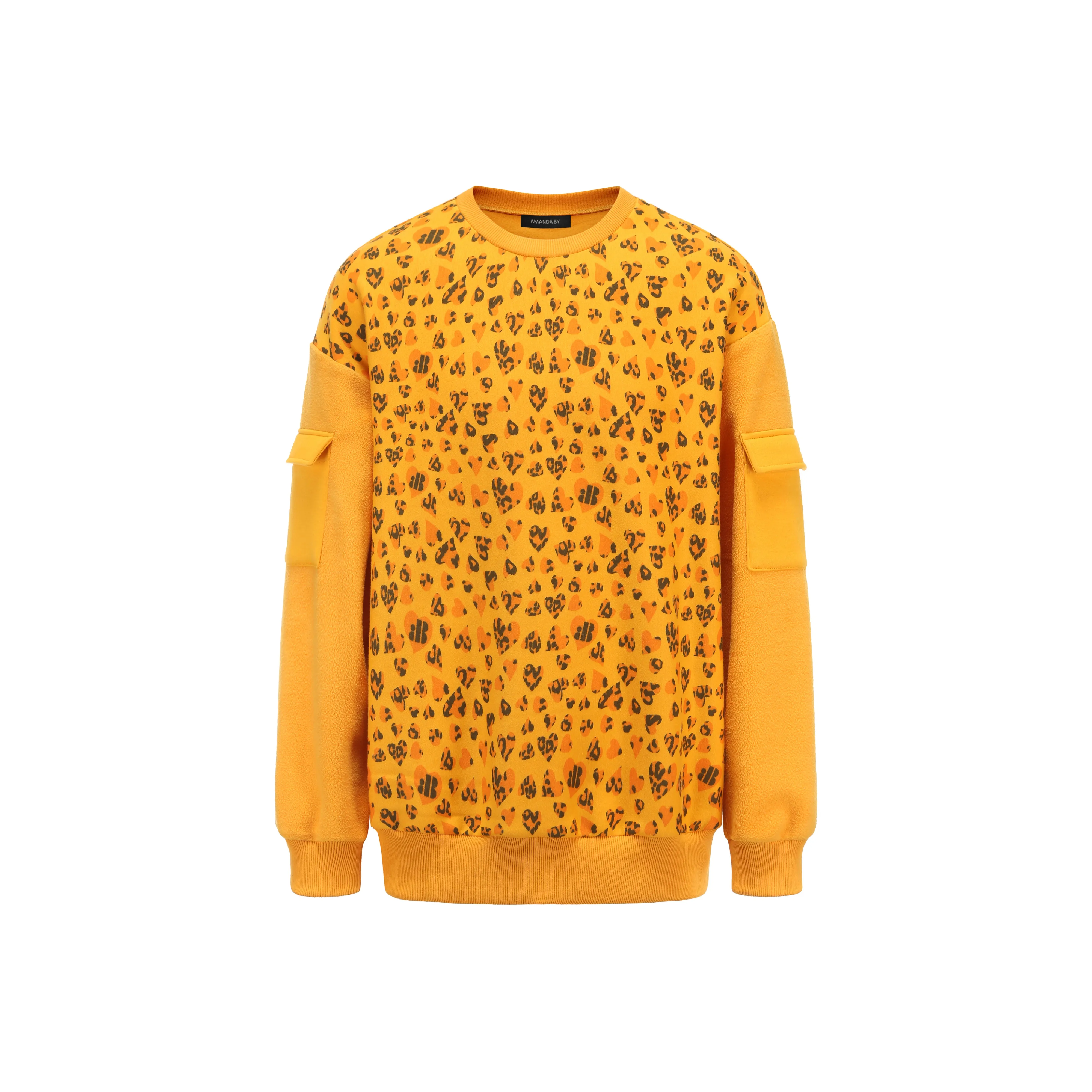 AMANDA BY Толстовка Унисекс Желтый