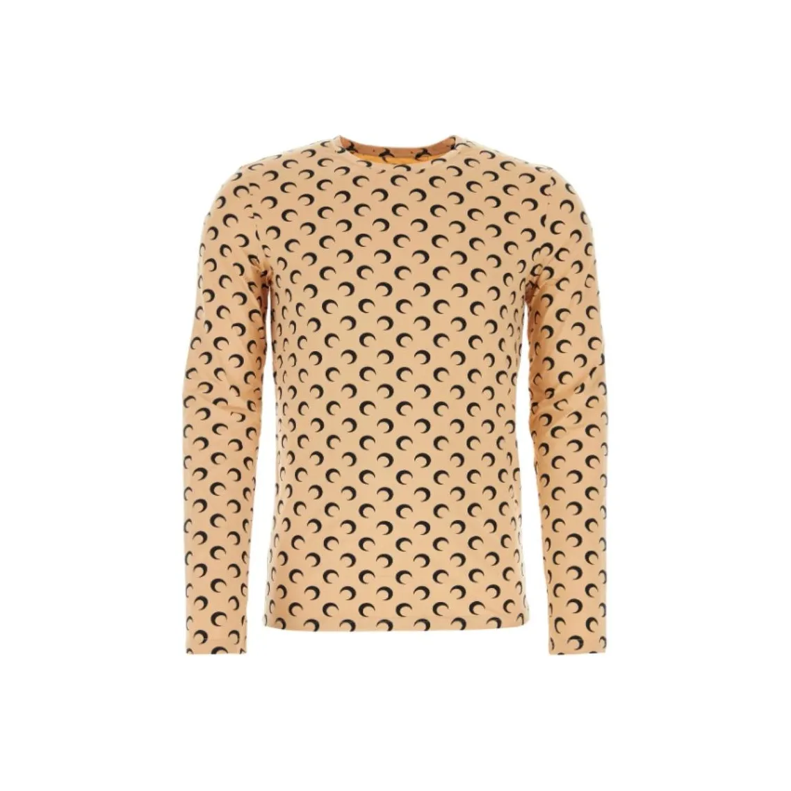 Marine Serre Moon Printed Long Sleeved T Shirt