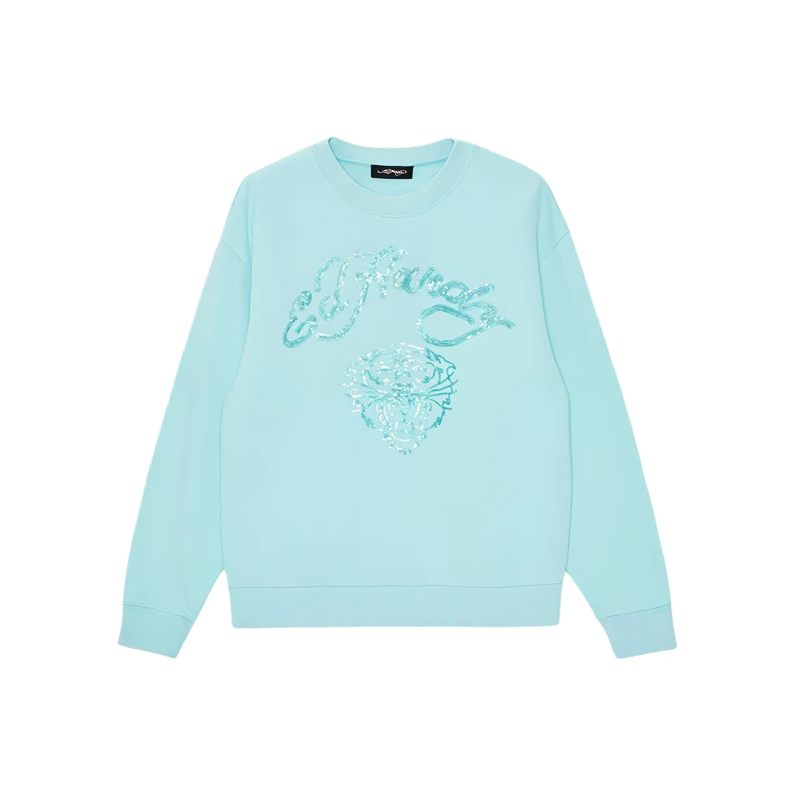 Ed Hardy SS24 Свитшот Мужской Светлый Изумрудно-Зеленый