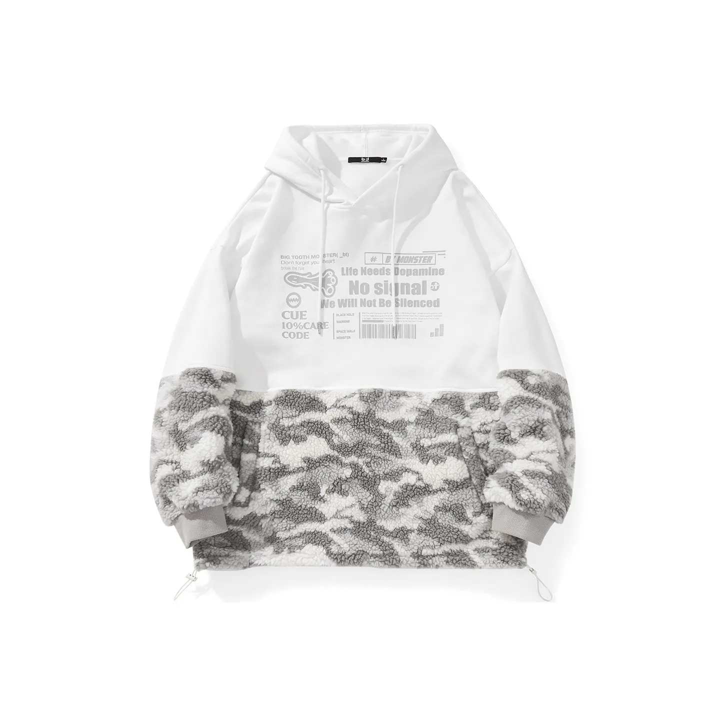 BIRDTALK Белый Унисекс Свитшоты