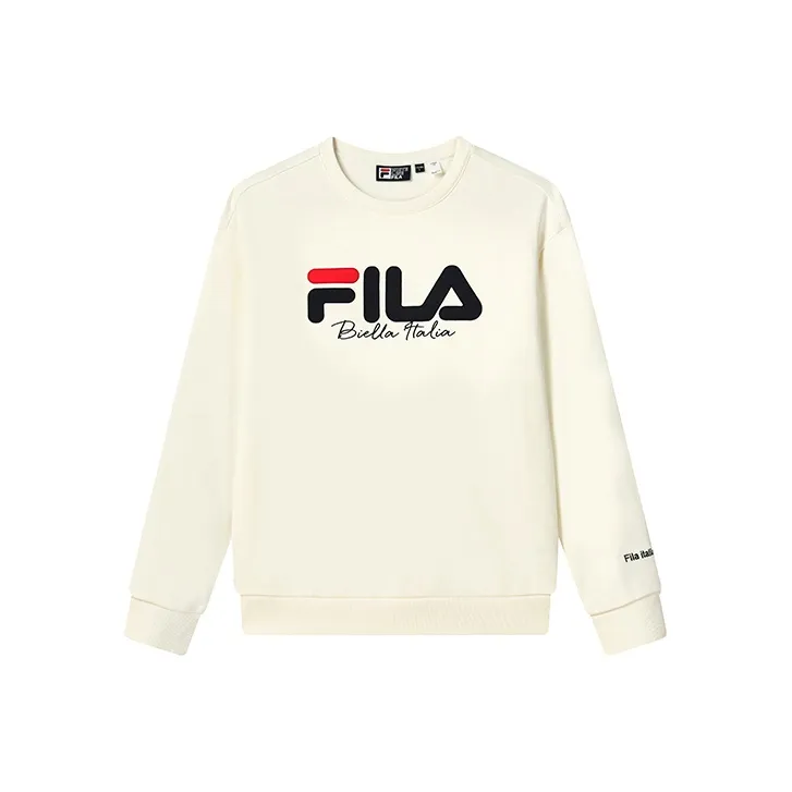 FILA Sweatshirt Unisex Latex White