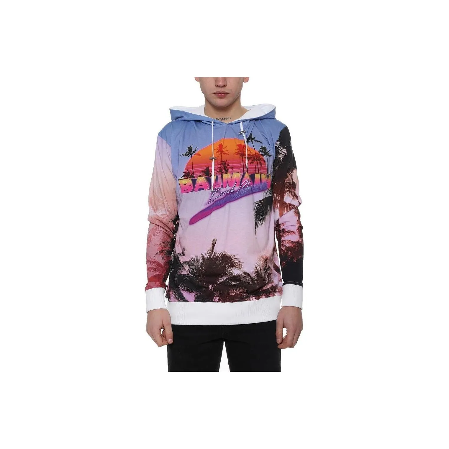BALMAIN Sweatshirts Men Blue