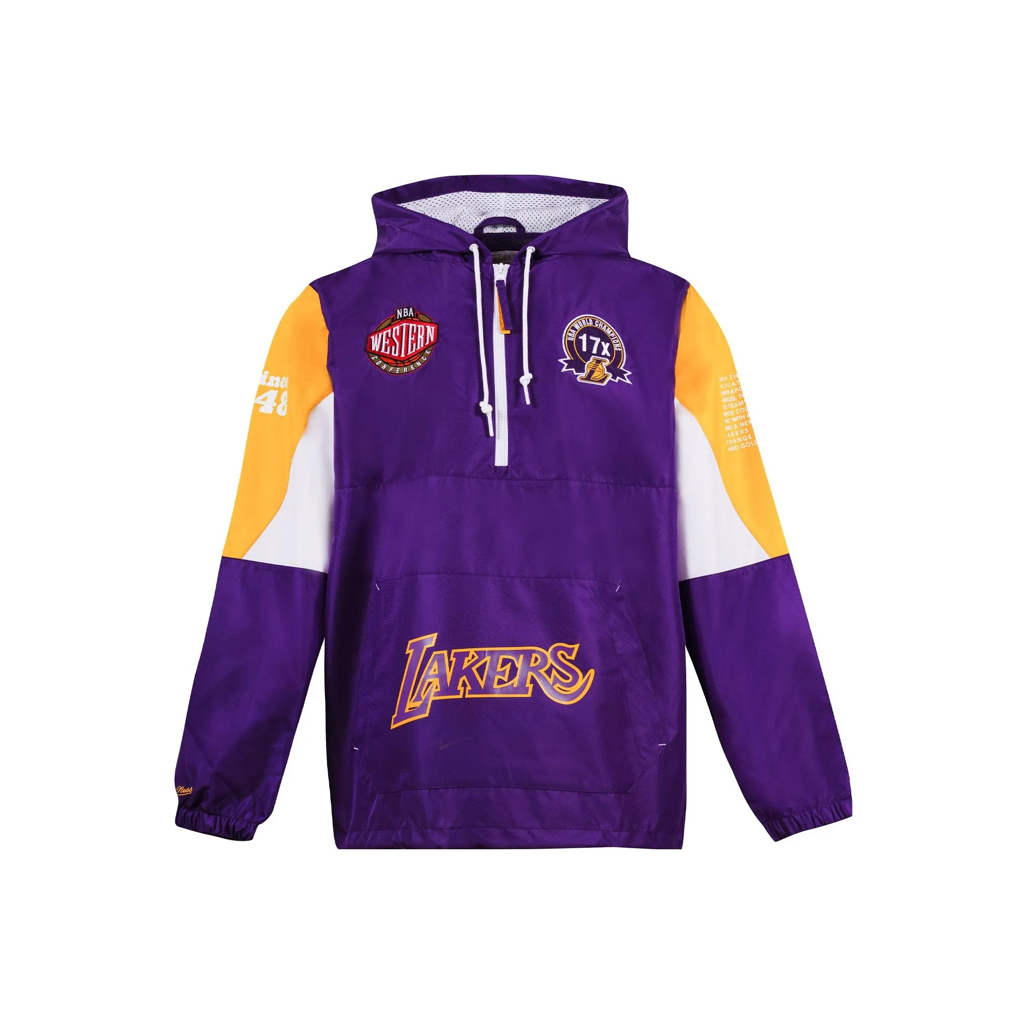 MITCHELL NESS Толстовка Унисекс Фиолетовый Lakers