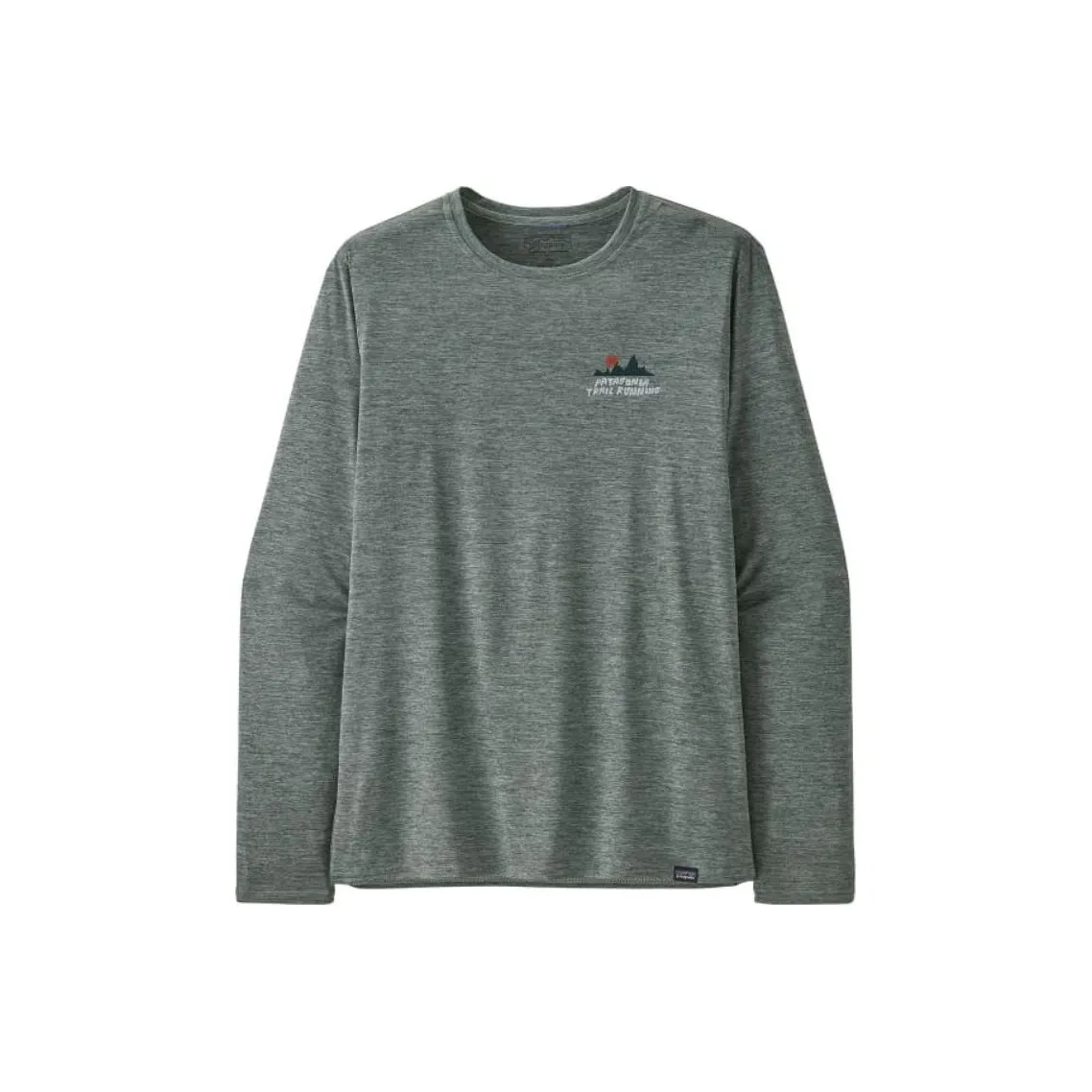 Patagonia Capilene Толстовка Мужская Серый Зеленый