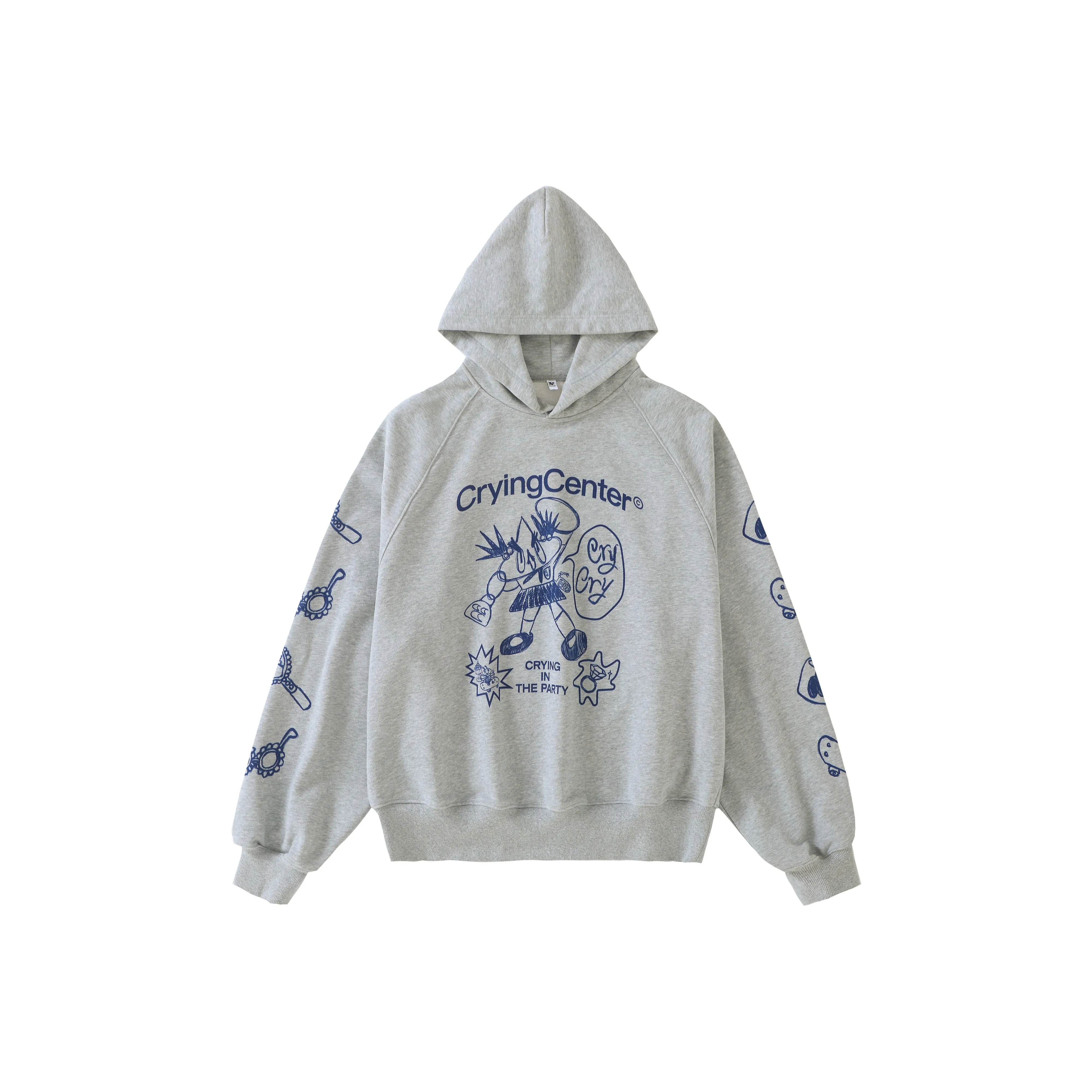 Crying Center Вересковый серый Унисекс Свитшоты